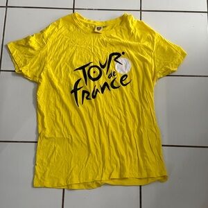 Tour de France Yellow Graphic Tee - Unbranded